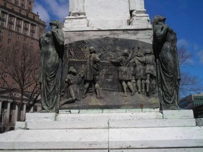 Left Side Relief of Monument image. Click for full size.