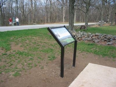 Marker at the base of the Tower image. Click for full size.