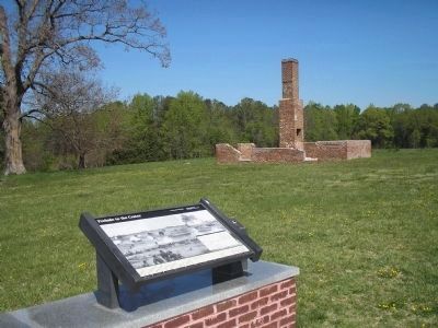 Marker and Remains of the Taylor Kitchen image. Click for full size.