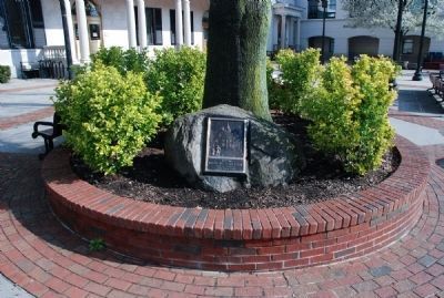Monmouth Court House (and Hospital) Marker. Click for full size. Monmouth Court House (and Hospital) Marker image. Click for full size.