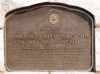 Columbia Triumphant Park Marker image. Click for full size.