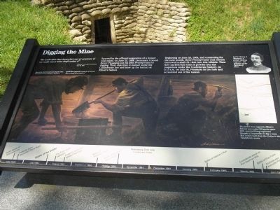 Digging the Mine Marker. Click for full size. Digging the Mine Marker image. Click for full size.