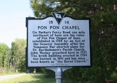 Pon Pon Chapel Marker image. Click for full size.