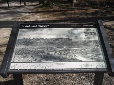 "A Splendid Charge" Marker. Click for full size. "A Splendid Charge" Marker image. Click for full size.