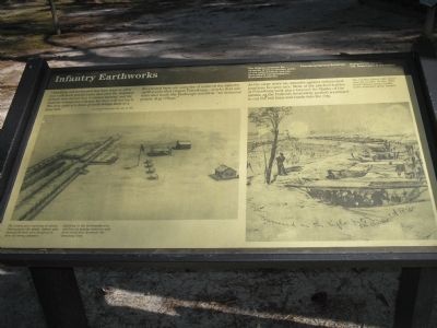 Infantry Earthworks Marker. Click for full size. Infantry Earthworks Marker image. Click for full size.