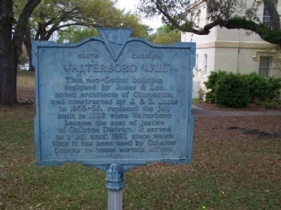 Walterboro Jail Marker. Click for full size. Walterboro Jail Marker image. Click for full size.