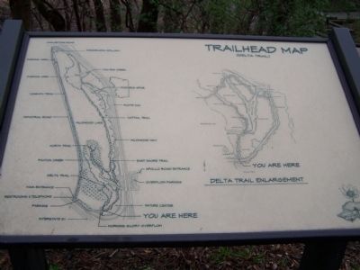 Trailhead Map of Wildwood Sanctuary image. Click for full size.