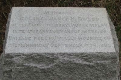 Col. Child's Monument image. Click for full size.