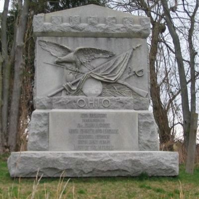 12th Ohio Volunteer Infantry Monument. Click for full size. 12th Ohio Volunteer Infantry Monument image. Click for full size.