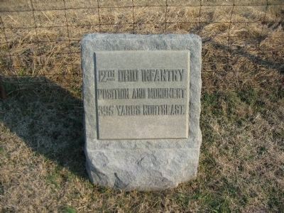 A "Pointer" Marker for the 12th Ohio Monument Stands on Branch Avenue image. Click for full size.