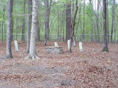 Salkehatchie Presbyterian Church Cemetery is all that remains today image. Click for full size.