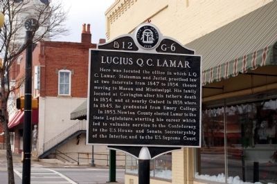 Lucius Q. C. Lamar Marker image. Click for full size.