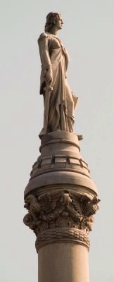 Right profile of Lady Liberty. Click for full size. Right profile of Lady Liberty image. Click for full size.