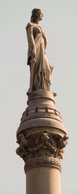 Right profile of Lady Liberty image. Click for full size.