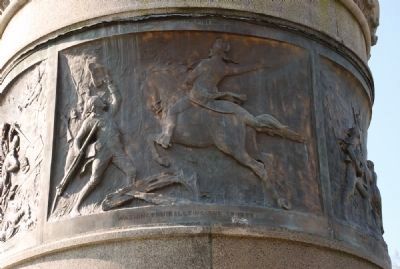 Washington Rallying the Troups. Click for full size. Washington Rallying the Troups image. Click for full size.