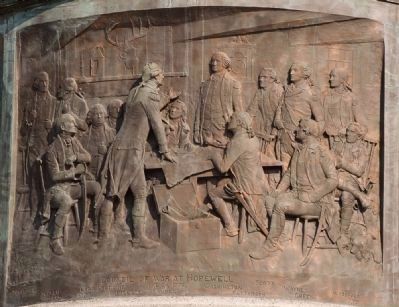 Council of War at Hopewell. Click for full size. Council of War at Hopewell image. Click for full size.