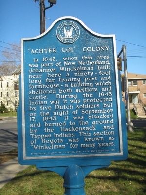 "Achter Col" Colony Marker image. Click for full size.