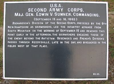II Corps Tablet image. Click for full size.