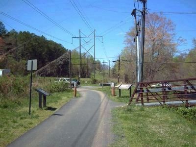 Civil War Defenses Marker </b>is on the left. Click for full size. Civil War Defenses Marker </b>is on the left image. Click for full size.