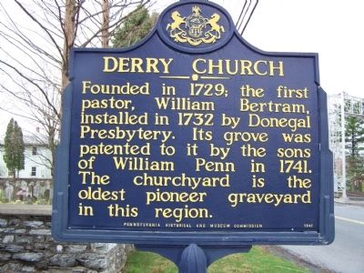 Derry Church Marker. Click for full size. Derry Church Marker image. Click for full size.