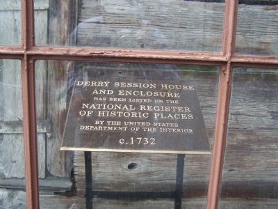 Derry Session House and Enclosure Marker image. Click for full size.