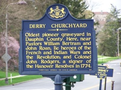 Derry Churchyard Marker. Click for full size. Derry Churchyard Marker image. Click for full size.