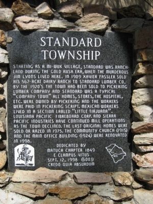 Standard Township Marker image. Click for full size.