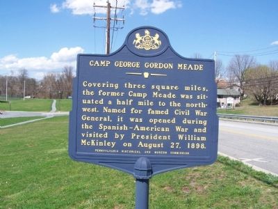 Camp George Gordon Meade Marker image. Click for full size.