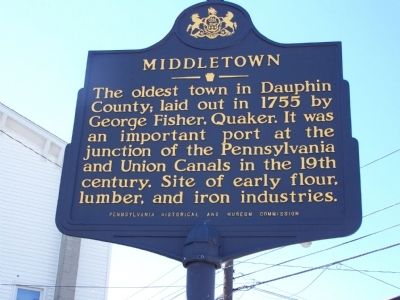 Middletown Marker. Click for full size. Middletown Marker image. Click for full size.
