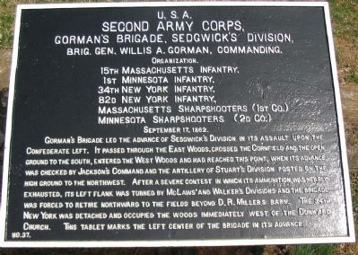 Gorman's Brigade Tablet image. Click for full size.