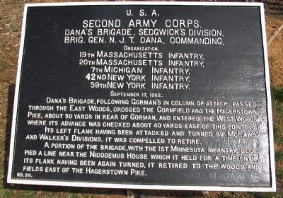 Dana's Brigade Tablet. Click for full size. Dana's Brigade Tablet image. Click for full size.