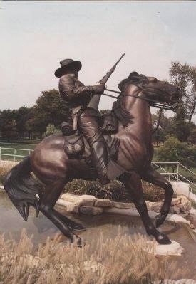 Buffalo Soldier Memorial, Fort Leavenworth, Kansas. image. Click for full size.