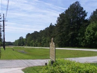 Two Historic Savannah River Ferries Marker looking South. Click for full size. Two Historic Savannah River Ferries Marker looking South image. Click for full size.