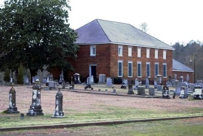 Cedar Springs A.R.P. Church and Cemetery -<br>Front (East) Facade image. Click for full size.