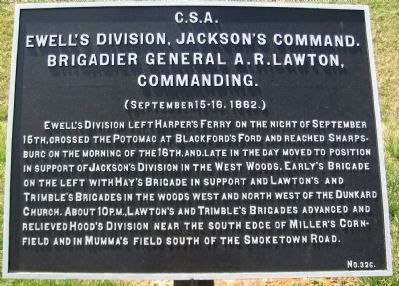 Ewell's Division Tablet image. Click for full size.