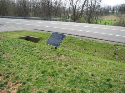 Ransom's Brigade Tablet next to the Hagerstown Pike Bypass. Click for full size. Ransom's Brigade Tablet next to the Hagerstown Pike Bypass image. Click for full size.