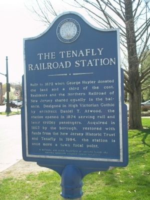 The Tenafly Railroad Station image. Click for full size.