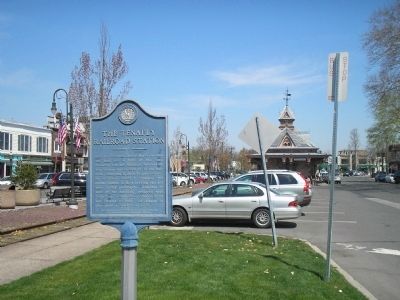 Marker with Station in Background image. Click for full size.