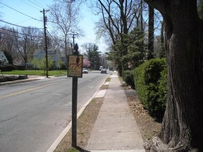 Invasion Marker on Tenafly Road image. Click for full size.