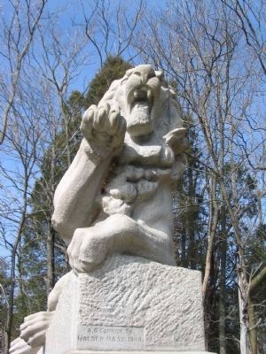 The Wounded Lion. Click for full size. The Wounded Lion image. Click for full size.