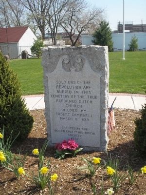 Revolutionary War Cemetery Marker. Click for full size. Revolutionary War Cemetery Marker image. Click for full size.