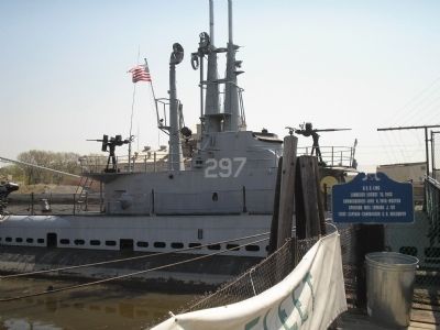Marker near the Hackensack River. Click for full size. Marker near the Hackensack River image. Click for full size.