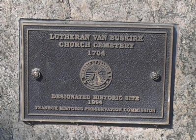 Lutheran Church and Cemetery Site Marker. Click for full size. Lutheran Church and Cemetery Site Marker image. Click for full size.