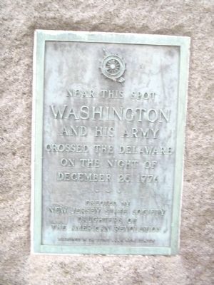 Washington Crossed the Delaware Marker. Click for full size. Washington Crossed the Delaware Marker image. Click for full size.