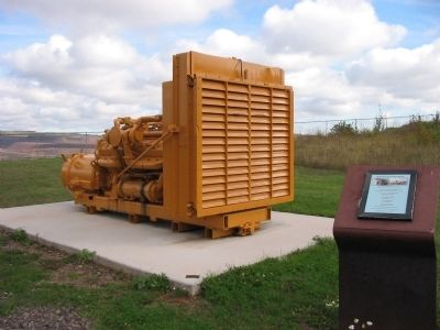Mining Haul Truck Engine Module Marker image. Click for full size.
