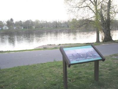 Marker on the Delaware River image. Click for full size.