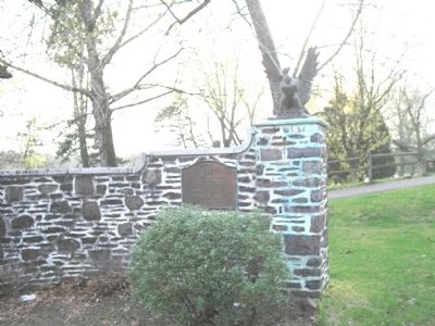 Marker in Washington Crossing State Park. Click for full size. Marker in Washington Crossing State Park image. Click for full size.