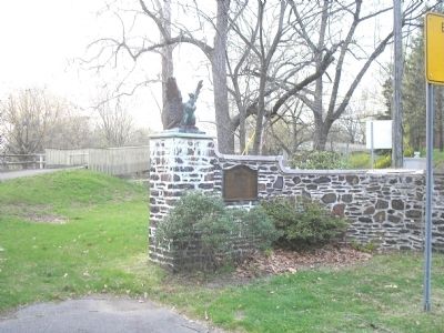 Marker in Washington Crossing State Park image. Click for full size.