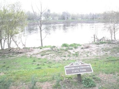 Site of Washington's Crossing image. Click for full size.