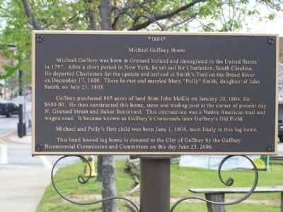 Michael Gaffney Home Marker image. Click for full size.